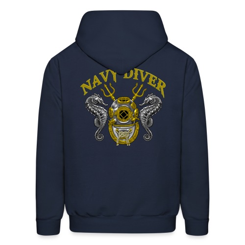 Navy Diver Master - Men's Hoodie