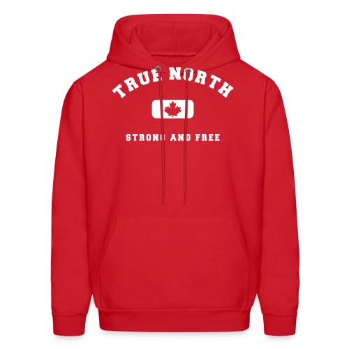 True North Strong and Free - Men's Hoodie