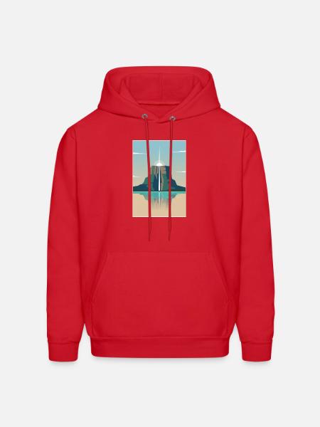 Angel Falls Sunrise - Men's Hoodie - red