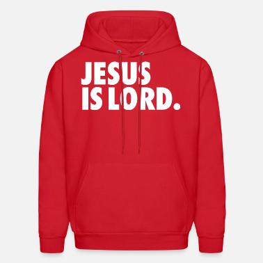 JESUS IS LORD' Men's Zip Hoodie | Spreadshirt