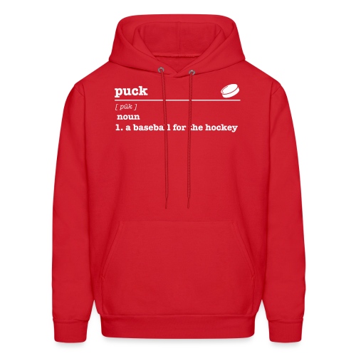 A Baseball For The Hockey - Men's Hoodie