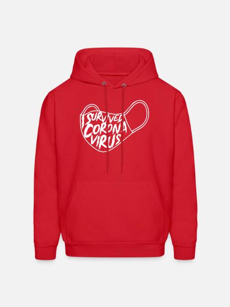 I SURVIVED NEWS - Men's Hoodie - red
