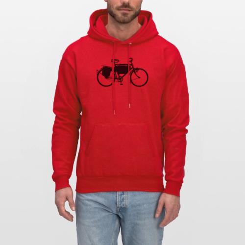 swiss_army_bike_bw - Men's Hoodie