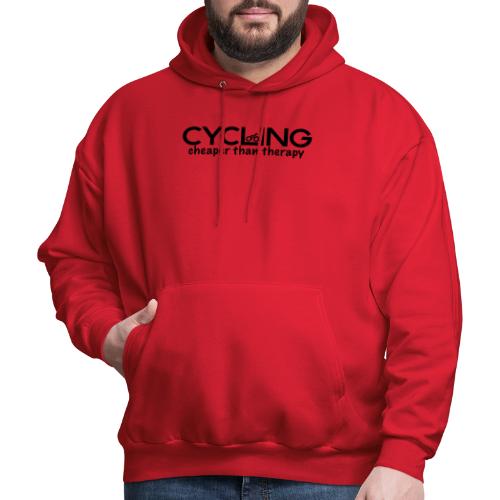 Cycling Cheaper Therapy - Men's Hoodie