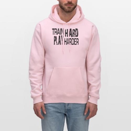 TRAIN HARD PLAY HARDER - Men's Hoodie