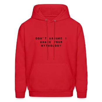 Mythology - Men's Hoodie - red - Front - Elias (183cm)