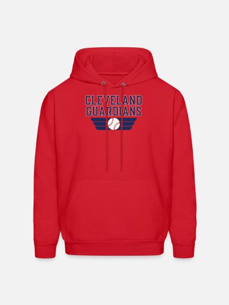 Cleveland Guardians - Men's Hoodie - red