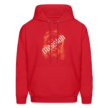 Messiah - Men's Hoodie - red - Front - Elias (183cm)