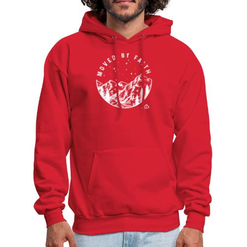 Moved By Faith White - Men's Hoodie
