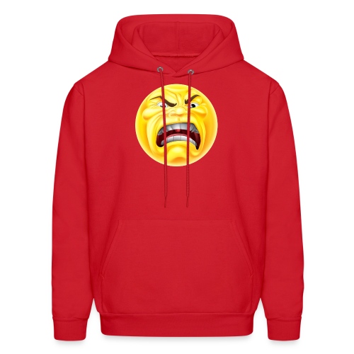 Very Angry Emoticon - Men's Hoodie