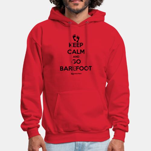 Keep Calm and Go Barefoot - Men's Hoodie