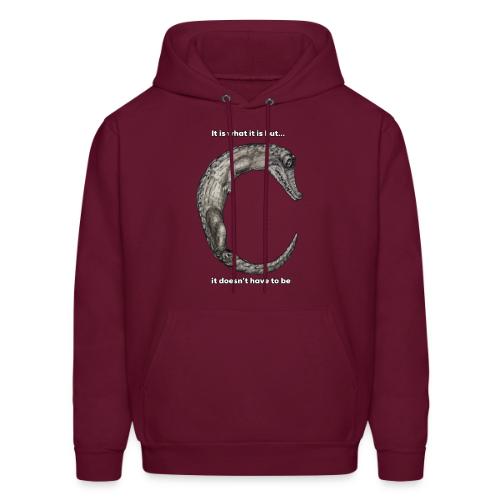 croc with text - Men's Hoodie