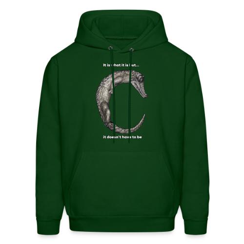 croc with text - Men's Hoodie