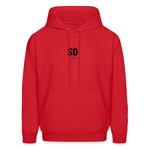 SD Designs blue, white, red/black merch - Men's Hoodie