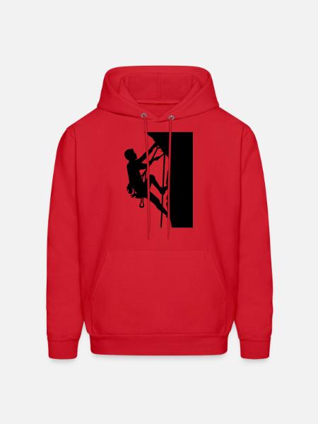Climbing - Men's Hoodie - red