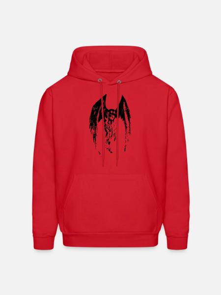 The Mothman - Men's Hoodie - red