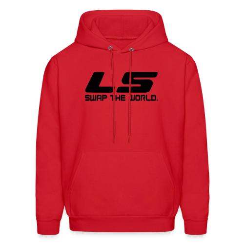 LS Swap The WORLD (Back and Front) - Men's Hoodie