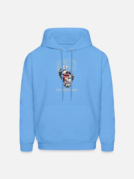 Face - Men's Hoodie - carolina blue