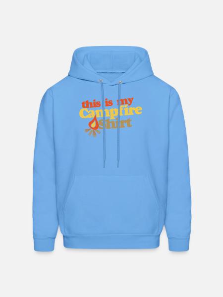 This Is My Campfire Shirt - Men's Hoodie - carolina blue