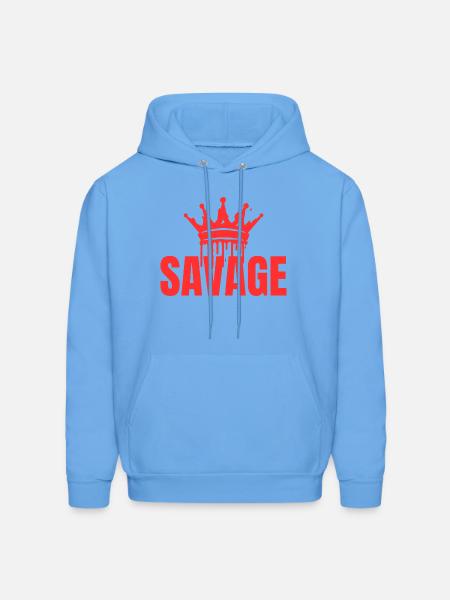 Savage - Men's Hoodie - carolina blue