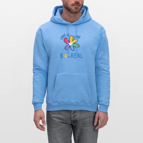 B*REAL Love is Love - Men's Hoodie