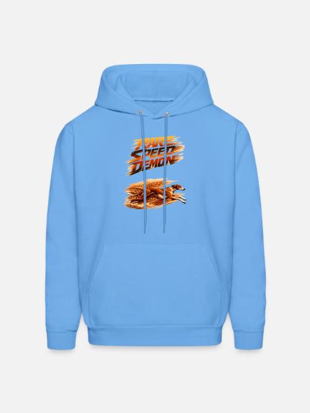 Rare Speed Demon Runner - Men's Hoodie - carolina blue