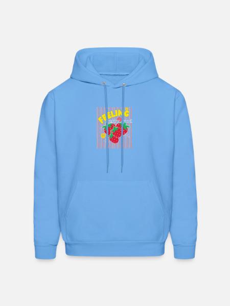 Berry Good Feeling - Men's Hoodie - carolina blue