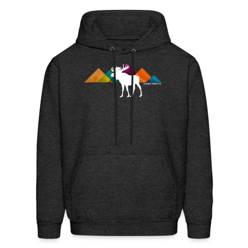 Moose and Mountains Design - Men's Hoodie