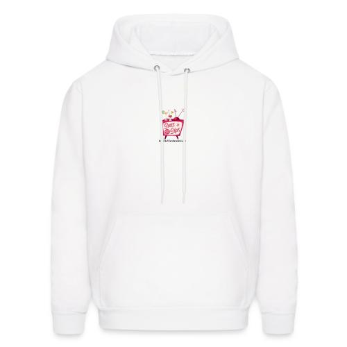 sassnsips com drinksfriendstelevision - Men's Hoodie