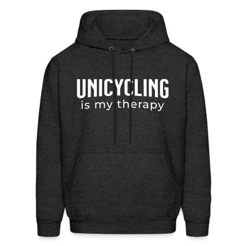 Unicycling Is My Thearpy - Men's Hoodie