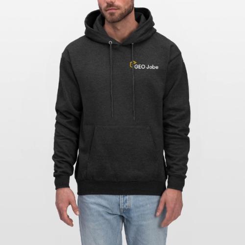 GEO Jobe Logo 2024 Final white - Men's Hoodie