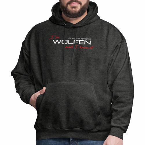 Wolfen Atitude on Dark - Men's Hoodie