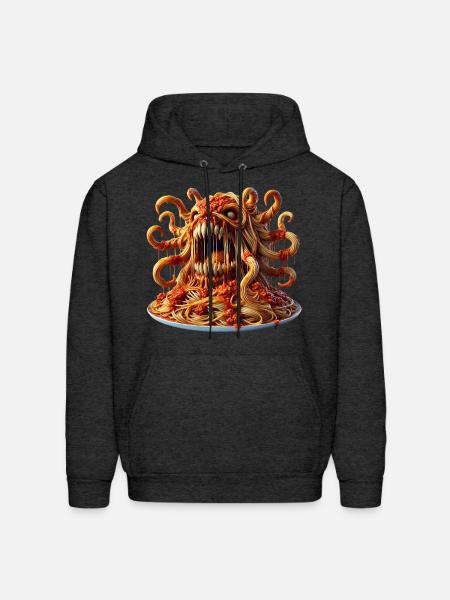 Spaghetti Bolognese Beast Unleashed - Men's Hoodie - charcoal grey