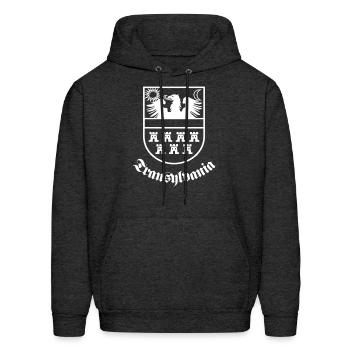 Coat of arms of Transylvania - Men's Hoodie - charcoal grey - Front - Elias (183cm)