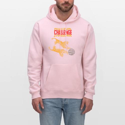 Double tiger fashion, jungle feline animals. - Men's Hoodie