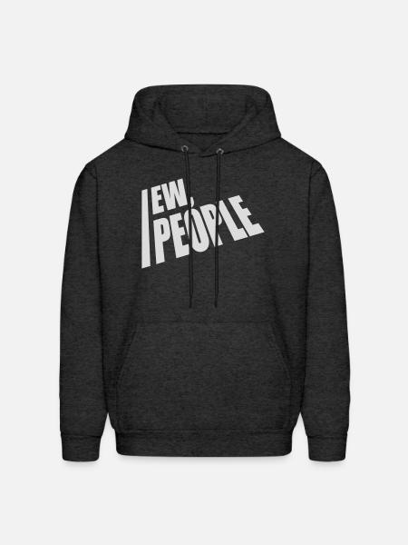 ew people funny quote - Men's Hoodie - charcoal grey