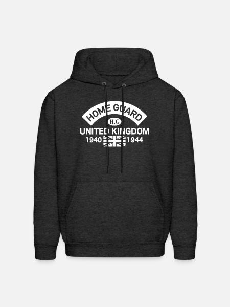 WW2 Home Guard quote - Men's Hoodie - charcoal grey