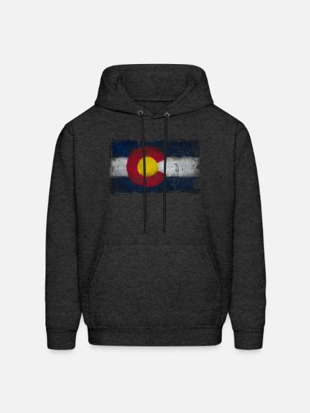 colorado colors - Men's Hoodie - charcoal grey