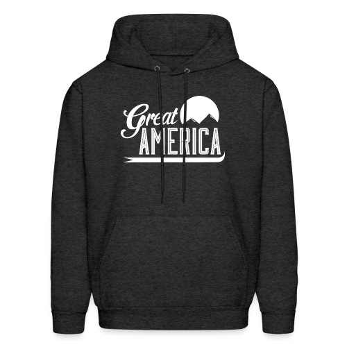 Great America Logo White - Men's Hoodie