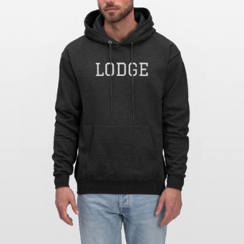 LODGE (WHITE) - Men's Hoodie