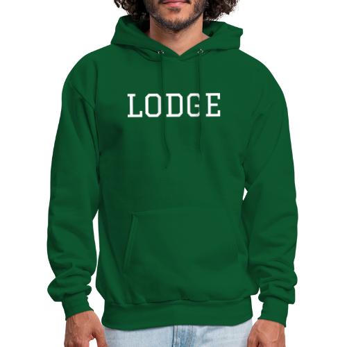 LODGE (WHITE) - Men's Hoodie