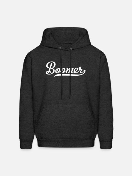 boomer - Men's Hoodie - charcoal grey
