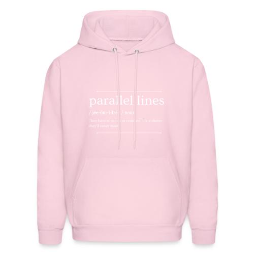 Parallel Lines Never Meet - Men's Hoodie
