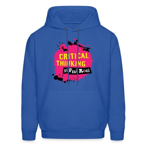 Critical Thinking is Punk Rock - Men's Hoodie