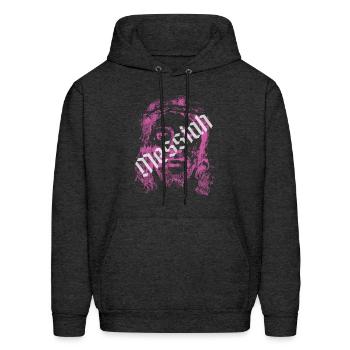 Messiah - Men's Hoodie - charcoal grey - Front - Elias (183cm)