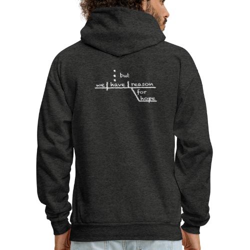 diagrammed white but we have reason for hope - Men's Hoodie