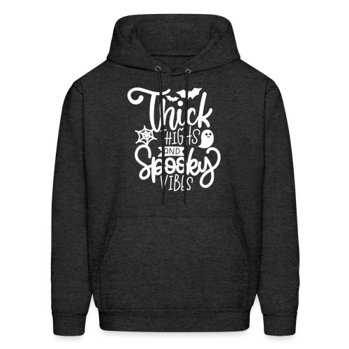 Thick Thighs and Spooky Vibes Halloween T Shirt - Men's Hoodie