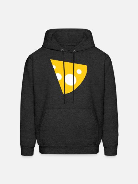 Cheese 1 1 - Men's Hoodie - charcoal grey