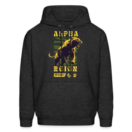 Unleash The Inner Alpha: Fierce Animal Print - Men's Hoodie