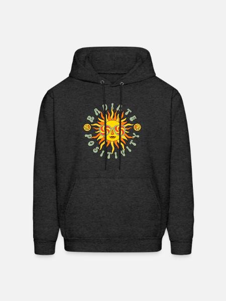 Radiate Positivity - Men's Hoodie - charcoal grey